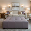Amalfi - Amethyst Dusk Indoor/Outdoor Vinyl Upholstered Ottoman | Architectural Fabrics