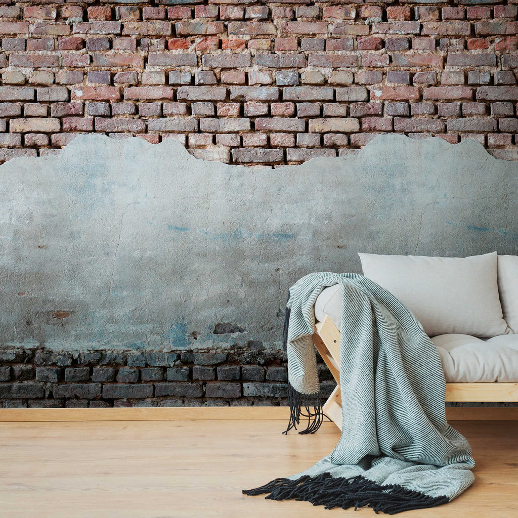 Livingwalls Design Panel the Wall Gray Wallcovering | AS Creation