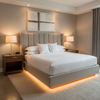 Tradewind Trace - Linen Upholstered Headboard | Architectural Fabrics