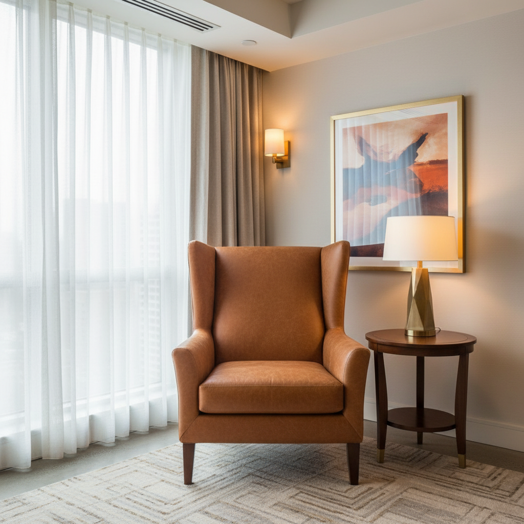 Vintage Harbor - Pumpkin Upholstered Chair | Architectural Fabrics