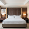 West Indian Lily - Espresso Upholstered Headboard | Architectural Fabrics