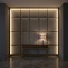 Peter Island - Graphite Upholstered Wall Panel | Architectural Fabrics