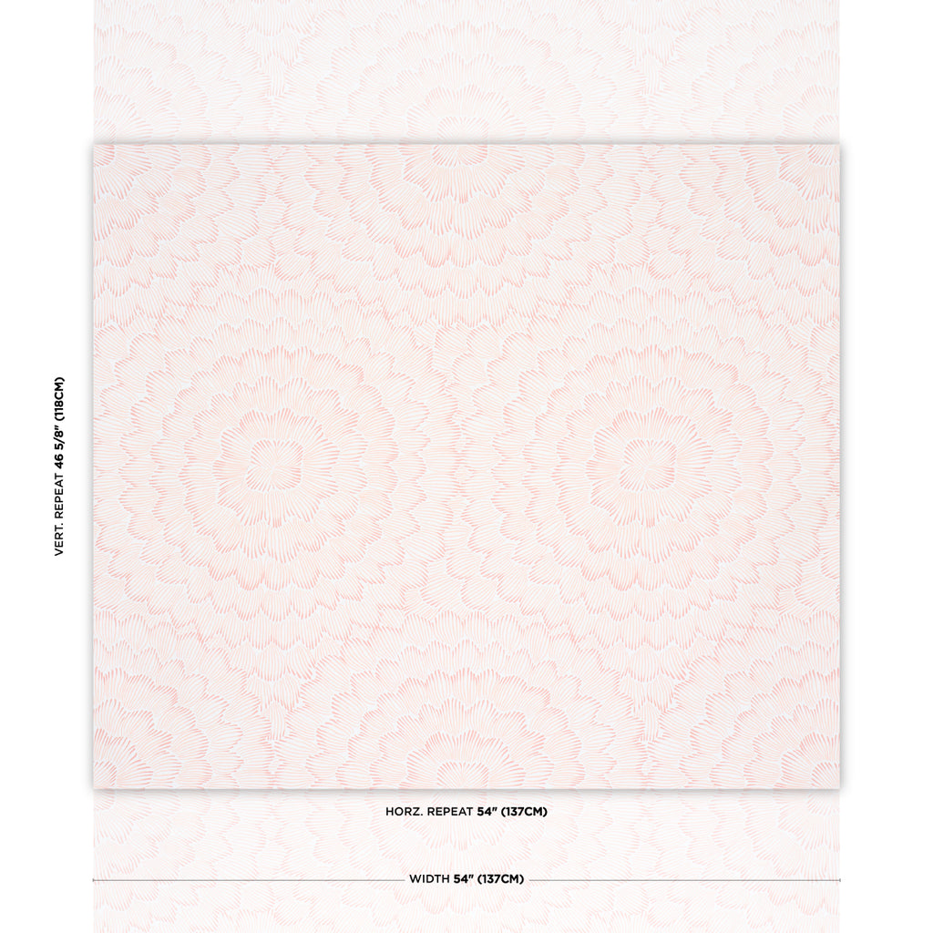 FEATHER BLOOM SALMON | Schumacher - Image 4