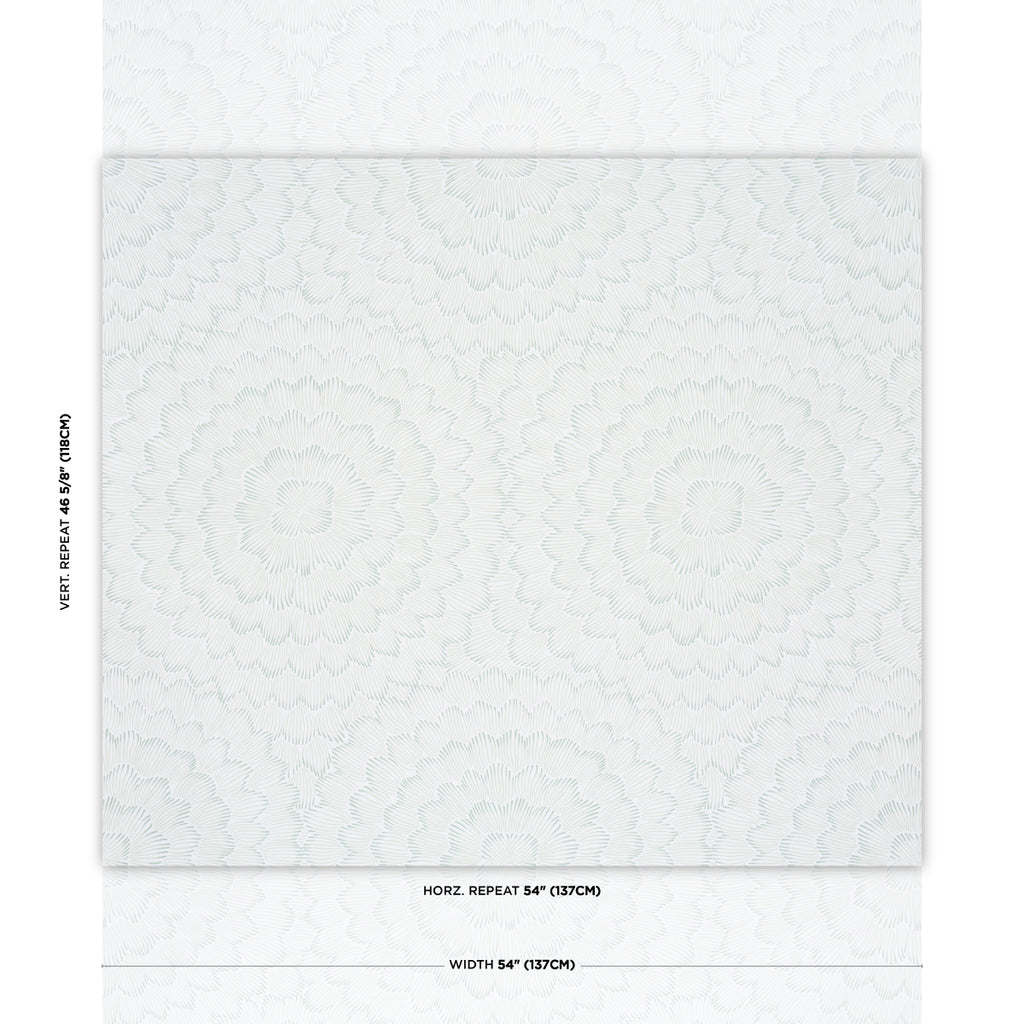 FEATHER BLOOM SEAGLASS | Schumacher - Image 4