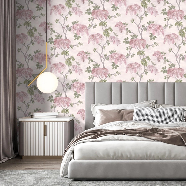Feather Palm Charcoal - Dark Gray Wallcovering | Brand McKenzie