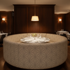 Axis - Axis Etched Polyurethane Upholstered Banquette | Architectural Fabrics