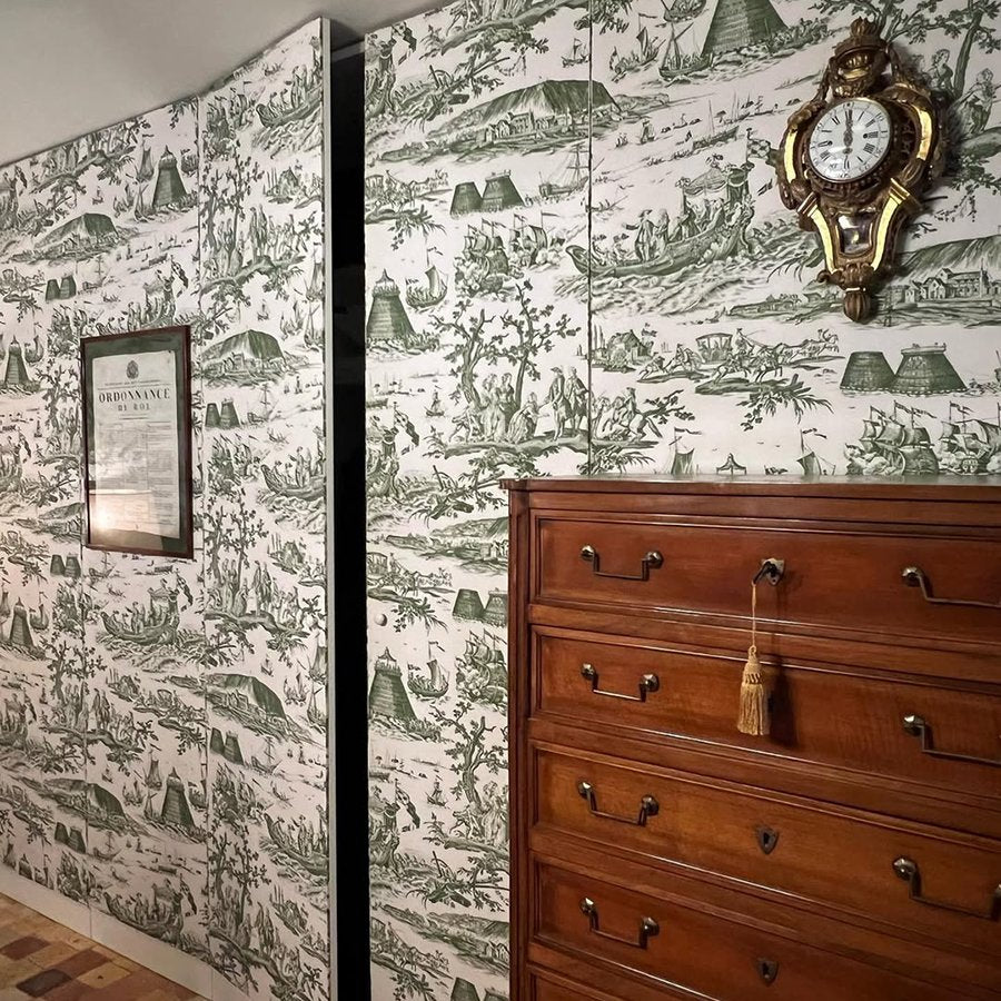 Fete Navale Toile, Vert