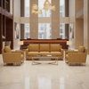 Aire Pebbled - Golden Wheat Breathable Polyurethane Upholstered Sofa | Architectural Fabrics