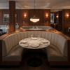 Pinnacle Rock - Stone Upholstered Banquette | Architectural Fabrics