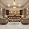 Fine Woven Texture Muted Taupe Upholstered Sofa | Architectural Fabrics