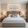 Aragon - Bronze Age Performance Vinyl Upholstered Headboard | Architectural Fabrics