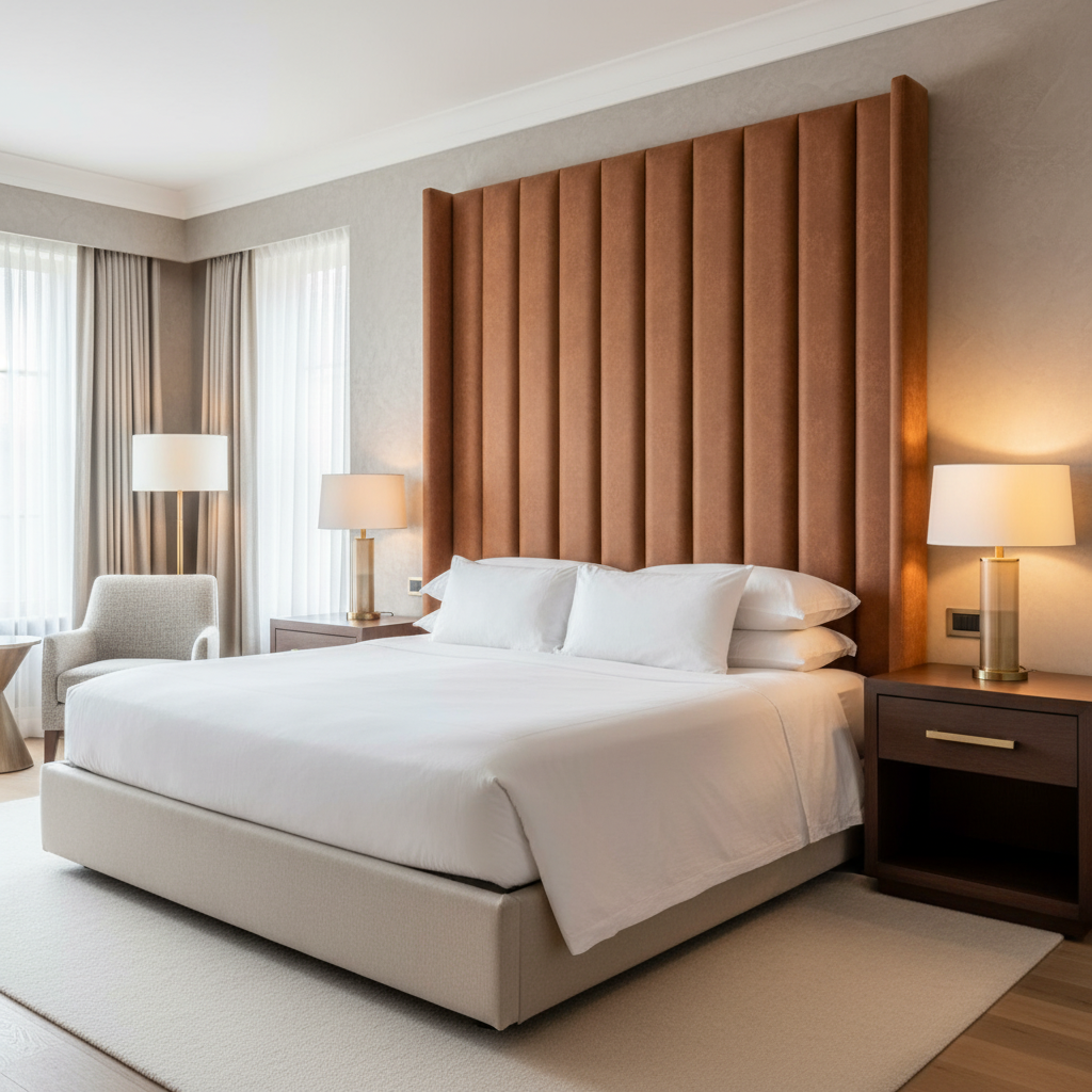 Maya Riviera - Acorn Upholstered Headboard | Architectural Fabrics
