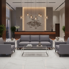 Algiers - Slate Gray Performance Vinyl Upholstered Sofa | Architectural Fabrics