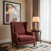 Turf Bay - Cherry Upholstered Chair | Architectural Fabrics