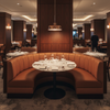 Turquoise Bay - Sunstone Upholstered Banquette | Architectural Fabrics