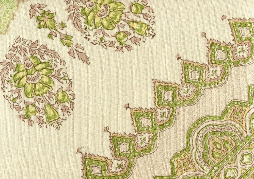 Fig/Taupe on Cream Linen