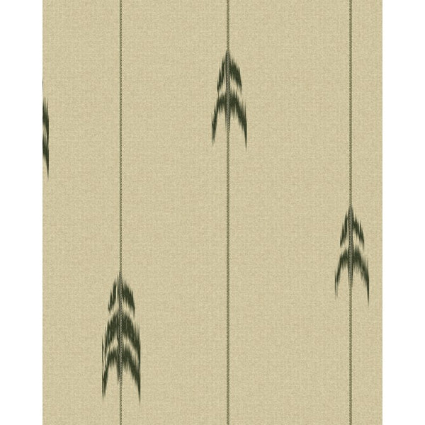 Fir Pattern - Taupe, Dark Green Wallcovering | Mind the Gap
