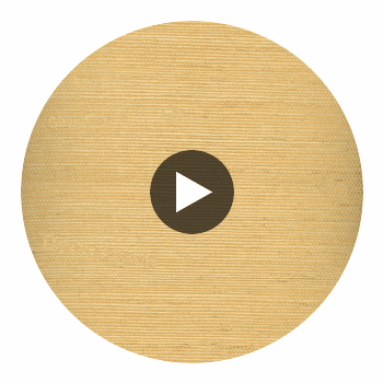 Firenze Beige Grasscloth Wallcovering | Fentucci Circular Swatch | DW