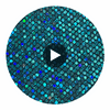 GLM-4148 Fishnet Sequin Glitter Black Blue Hologram designer-wallcoverings-los-angeles 2