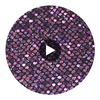 GLM-4123 Fishnet Sequin Glitter Black Lavender Hologram designer-wallcoverings-los-angeles 2
