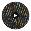 GLM-4151 Fishnet Sequin Glitter Black Multi designer-wallcoverings-los-angeles 2