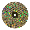 GLM-4131 Fishnet Sequin Glitter White Gold Hologram designer-wallcoverings-los-angeles 2