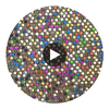 GLM-4152 Fishnet Sequin Glitter White Multi designer-wallcoverings-los-angeles 2