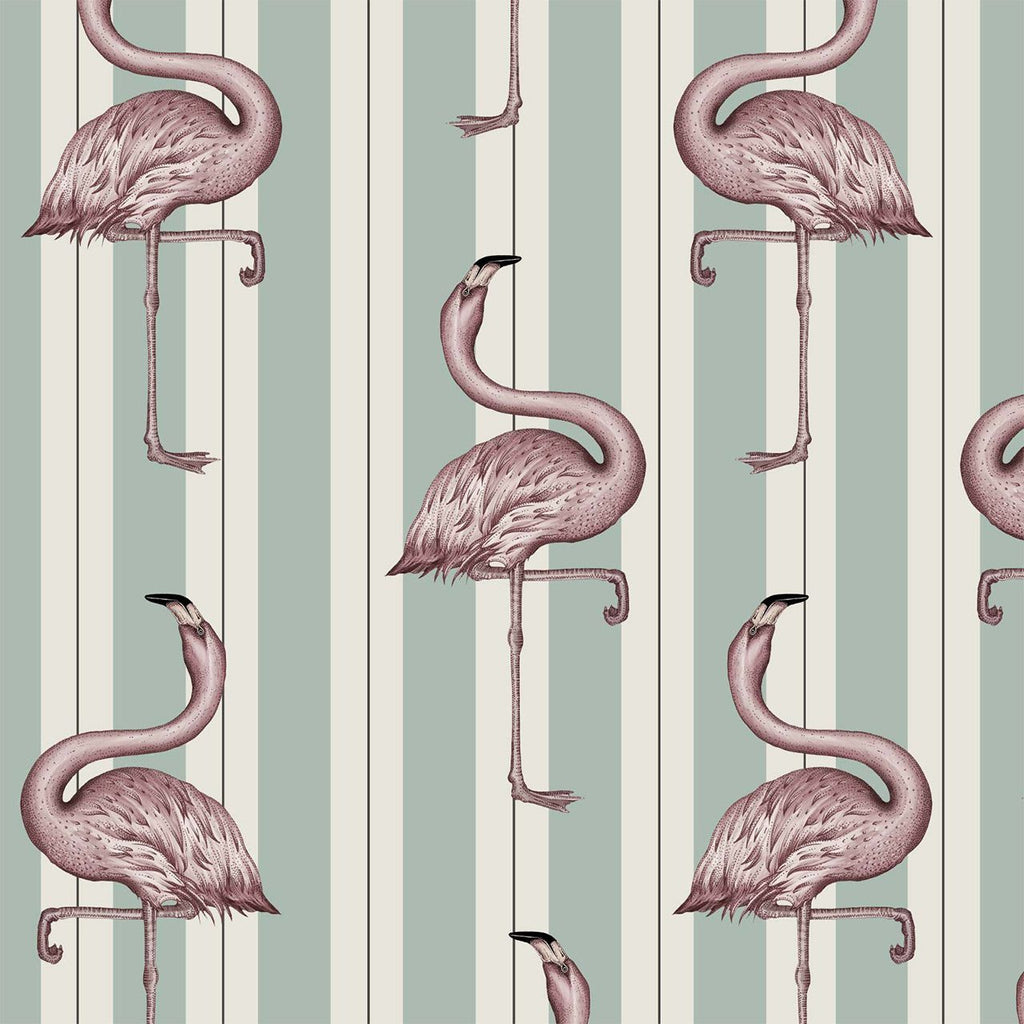 Flamboyance Off White Macaroon Green, Sample