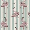 Flamboyance Off White Macaroon Green, Sample