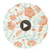 Fleur De Joie Chalk Clover Honey — Harlequin Circular Swatch | Harlequin