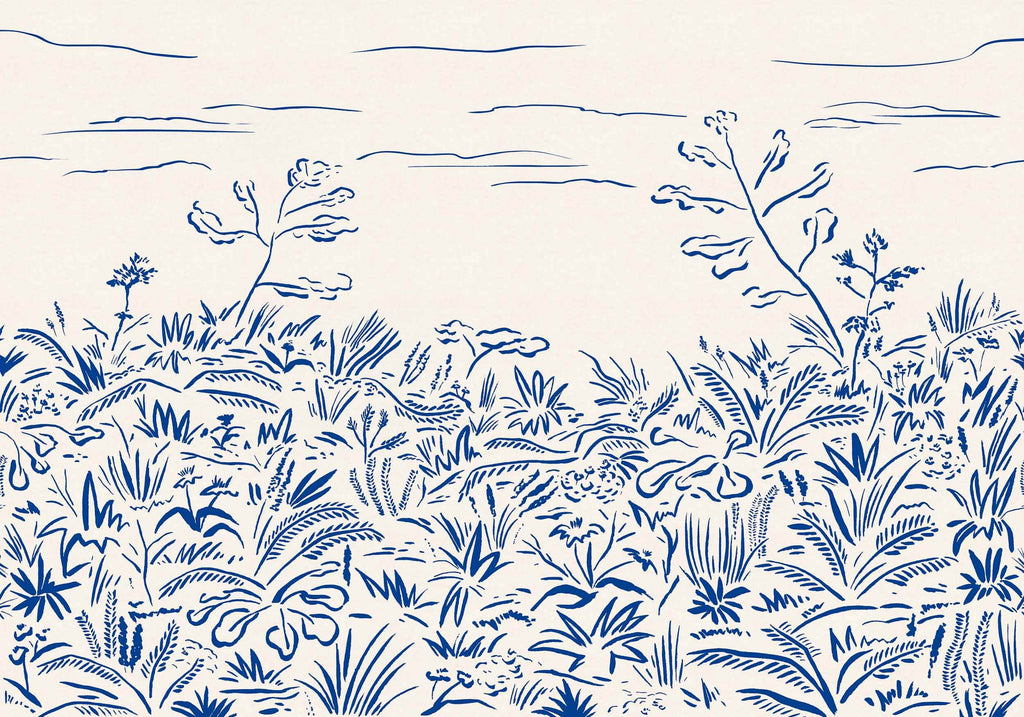Floral Cave Blue
