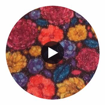 GLM-4073 Floral Glitter Multi Autumn designer-wallcoverings-los-angeles 2