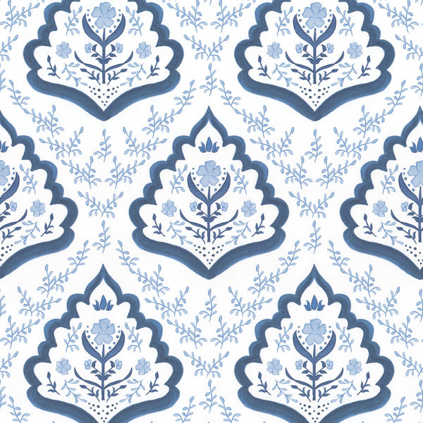 Floral Paisley Harbor | Stout Textiles