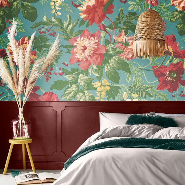 Florenzia Botanico Bespoke Mural Wallcovering Wallcovering | Graham & Brown