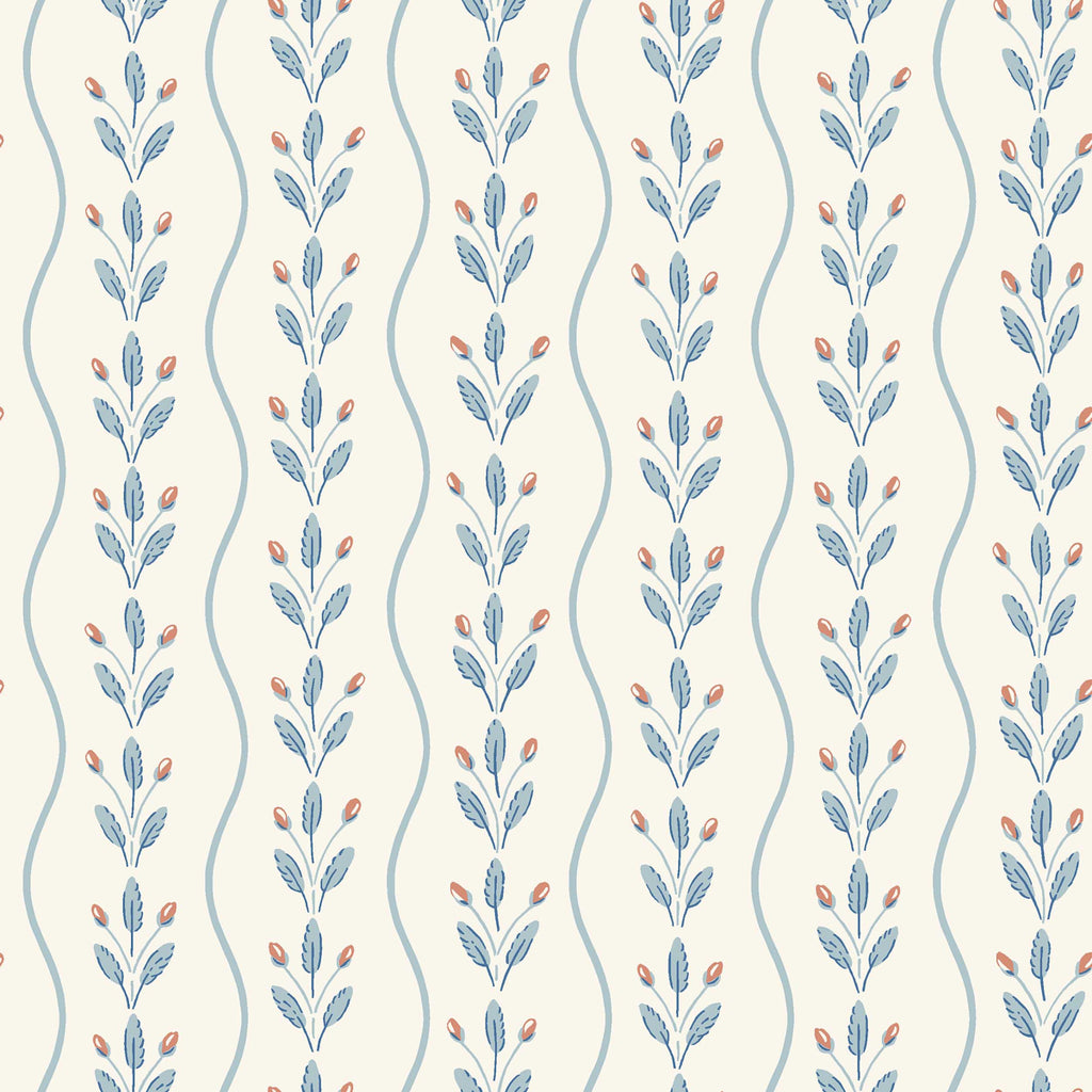 FLOWER BUDS BLUE | Schumacher - Image 1