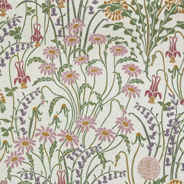 Flower Meadow Cream Wallcovering | Architectural Wallcoverings