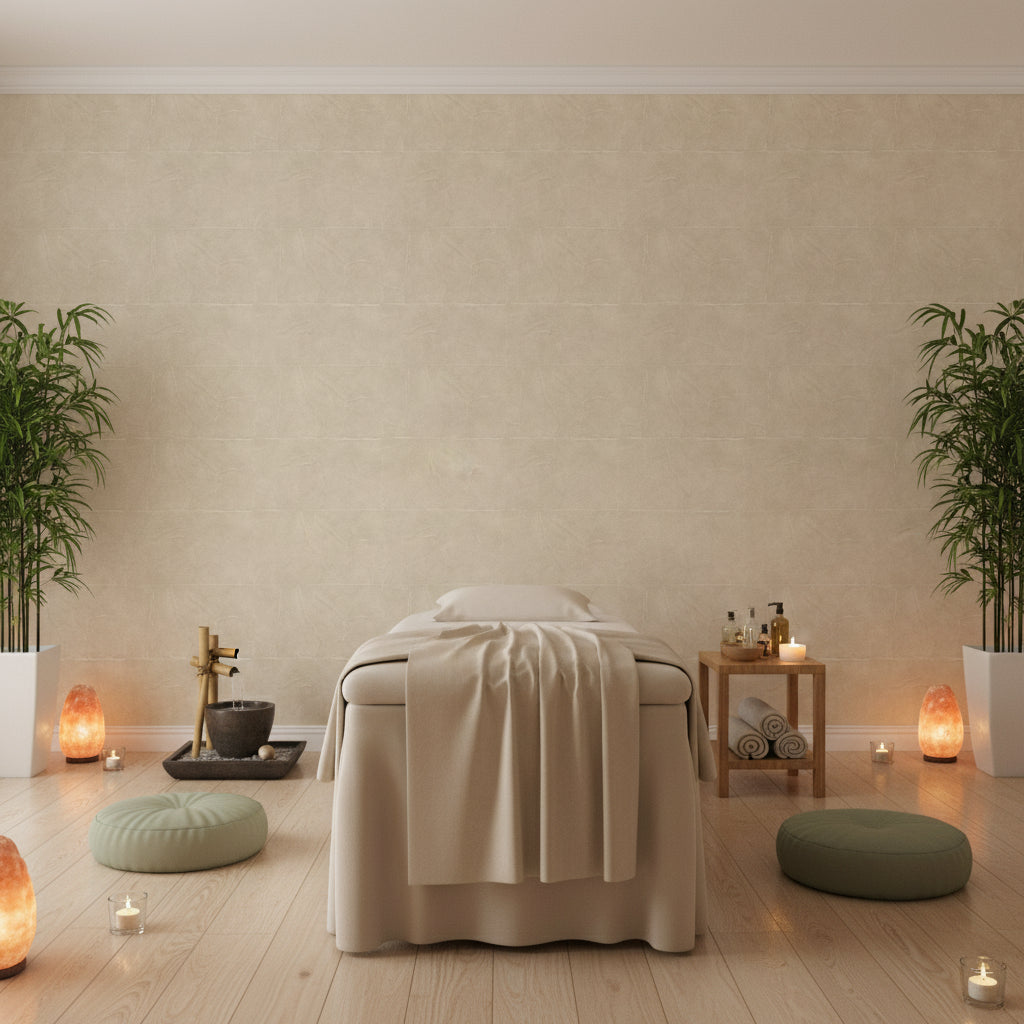 Faux Leaf Squares | Hollywood Wallcoverings