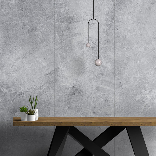 Grunge Grey Concrete Wall Texture - Light Gray Cement Backdrop Industrial | Architectural Wallcoverings