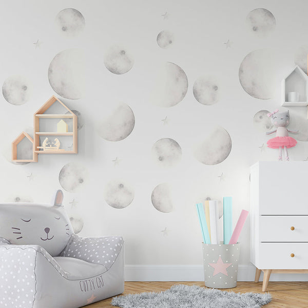 Gentle Moons Scandinavian | Architectural Wallcoverings