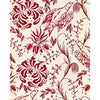 Folk Embroidery Crimson Wallpaper | Mind The Gap