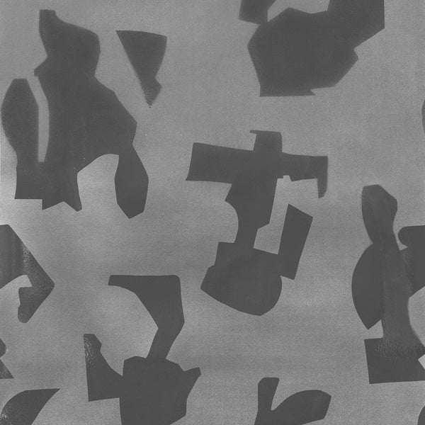 Forms Vinyl - Silver Wallcovering | Donghia