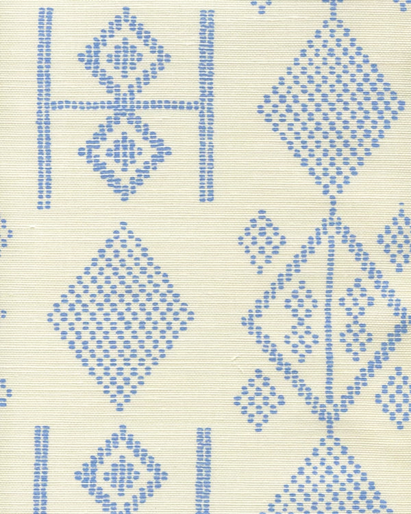 French Blue on Tint Wallcoverings | Alan Campbell