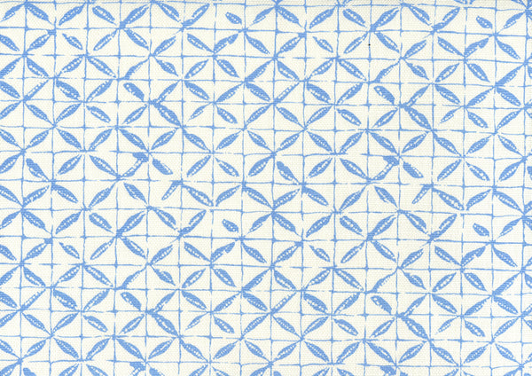 Sunnyjim All Over French Blue on Tint Screen Printed Fabric | China Seas