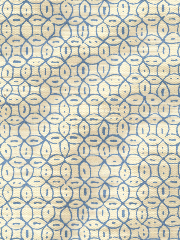 Melong Batik French Blue on Tint Screen Printed Fabric | China Seas