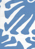 French Blue on White