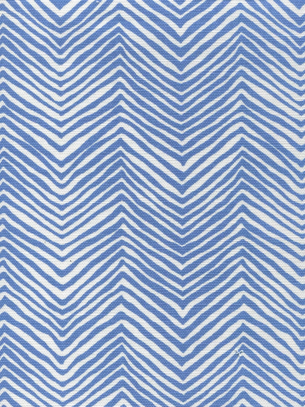French Blue on White Wallcoverings | Alan Campbell