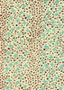 French Green Brown Dots on Tint
