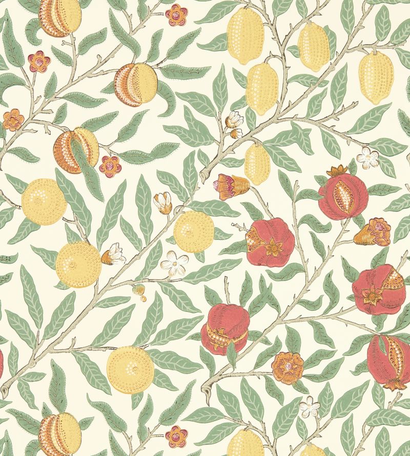 Fruit Wallpaper Russet Bayleaf | William Morris