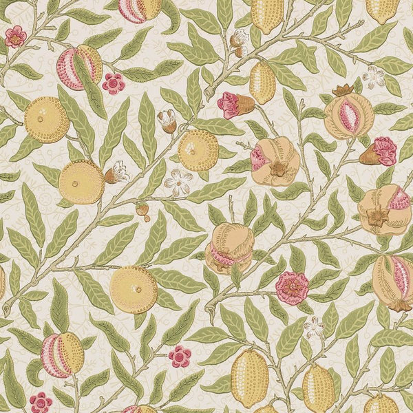 Fruit 1 Wallpaper Artichoke Limestone | William Morris