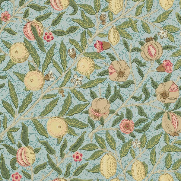 Fruit 1 Thyme Slate Wallcovering | William Morris